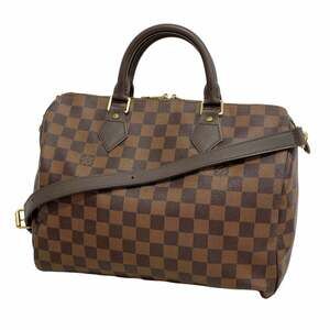 LOUIS VUITTON Authentic Brown Damier Speedy Bandouliere 30 Bag